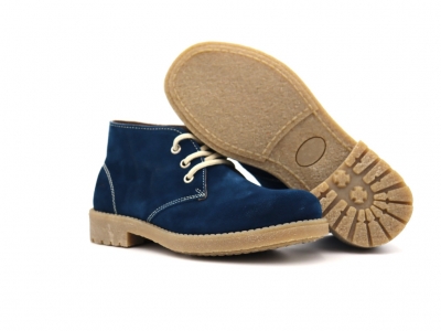 Ghete femei Lui Shoes, cod 2G995, seria CREP, turcoaz, piele naturala