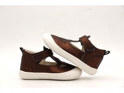 Pantofi copii Lui Kids, cod 3P62, seria FIRST, maro, piele naturala