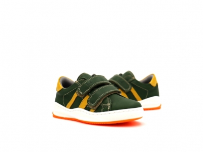 Pantofi sport copii Lui Kids, cod 3A950, seria ANDOS SKY, verde forest, piele naturala