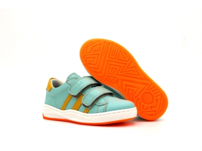 Pantofi sport copii Lui Kids, cod 3A952, seria ANDOS SKY, turcoaz, piele naturala