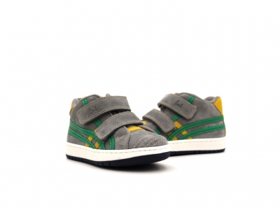 Pantofi sport copii Lui Kids, cod 3A954, seria TRIP SKY, gri, piele naturala
