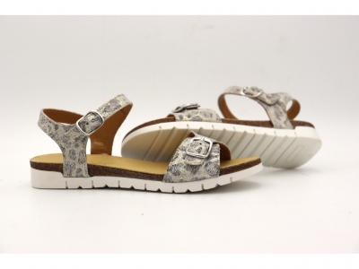 Sandale femei Lui Shoes, cod 2S669, seria ELSA, auriu, piele naturala