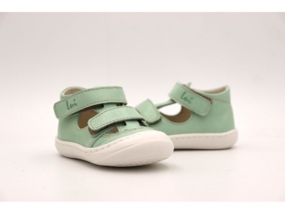 Sandale copii Lui Kids, cod 3S344, seria NATUR FLEX, verde, piele naturala