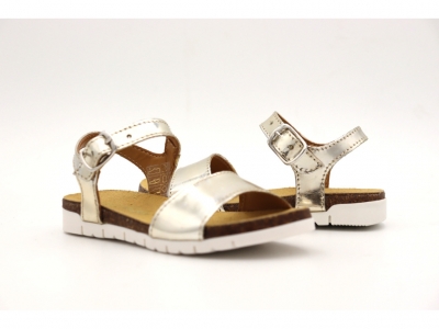 Sandale copii Lui Kids, cod 3S349, seria ELSA, auriu, piele naturala
