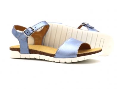 Sandale femei Lui Shoes, cod 2S676, seria ELSA, azur, piele naturala