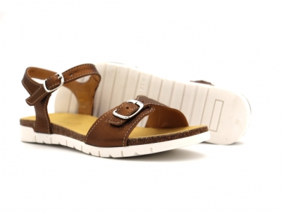 Sandale femei Lui Shoes, cod 2S679, seria ELSA, maro, piele naturala
