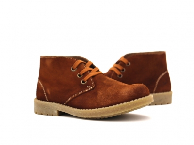 Ghete copii Lui Kids, cod 3G2365, seria CREP, maro, piele naturala