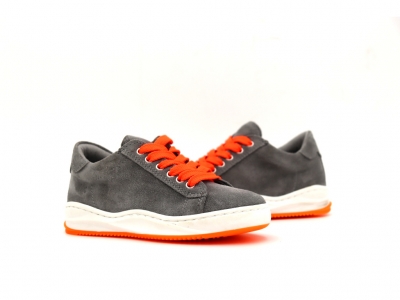 Pantofi sport copii Lui Kids, cod 3A959, seria ANDOS, gri, piele naturala