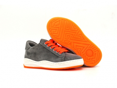 Pantofi sport copii Lui Kids, cod 3A959, seria ANDOS, gri, piele naturala