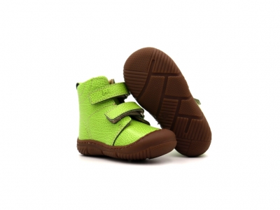 Ghete copii Lui Kids, cod 3G2374, seria ZOOM, verde lime, piele naturala