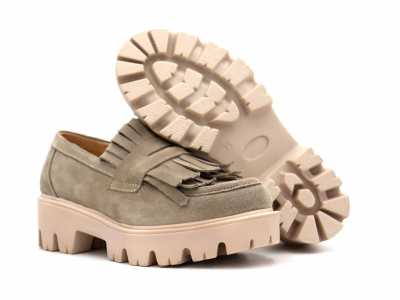 Pantofi femei Lui Shoes, cod 2P463, seria LORI, bej, piele naturala