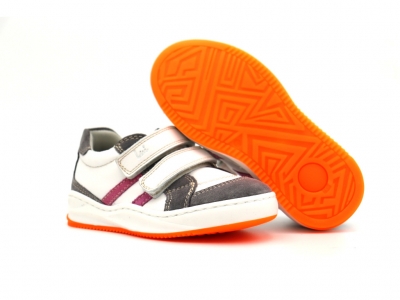 Pantofi sport copii Lui Kids, cod 3A962, seria KIDDY GIRL, alb, piele naturala