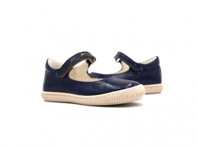 Pantofi copii fete Lui Kids, cod 6P284, seria FRANCA, bleumarin, piele naturala