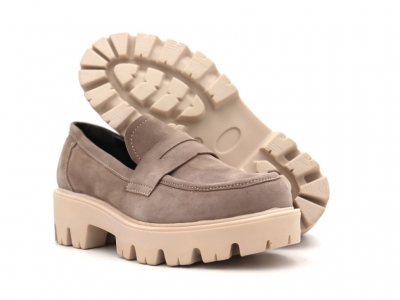 Pantofi femei Lui Shoes, cod 2P468, seria LORI, bej, piele naturala