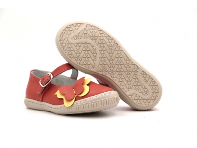 Pantofi copii fete Lui Kids, cod 6P295, seria LINDA, piersica, piele naturala