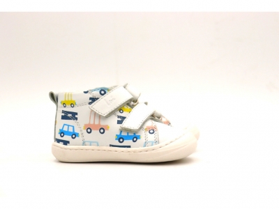 Pantofi sport copii Lui Kids, cod 3A965, seria PRIMO S, alb, piele naturala