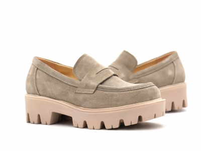 Pantofi femei Lui Shoes, cod 2P470, seria LORI, bej, piele naturala