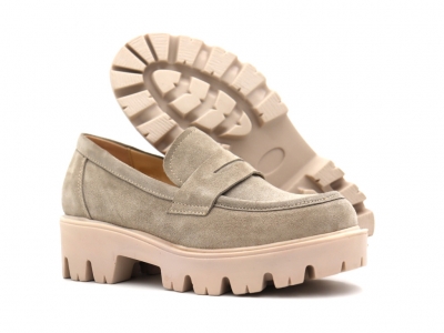 Pantofi femei Lui Shoes, cod 2P470, seria LORI, bej, piele naturala