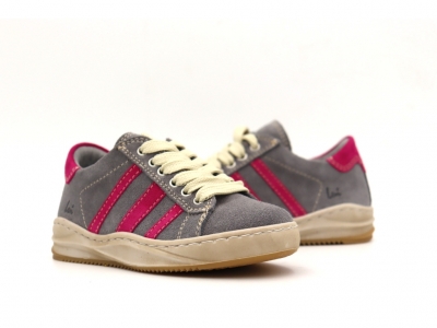 Pantofi sport copii Lui Kids, cod 3A971, seria ANDOS, gri, piele naturala