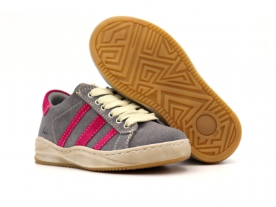 Pantofi sport copii Lui Kids, cod 3A971, seria ANDOS, gri, piele naturala