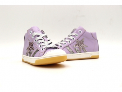 Pantofi sport copii fete Lui Shoes, cod 6A149, seria MEGASTAR, mov, piele naturala