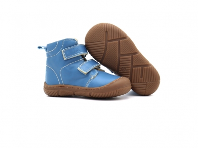 Ghete copii Lui Kids, cod 3G2377, seria ZOOM, albastru, piele naturala