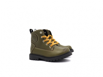 Ghete copii Lui Shoes, cod 3G2452, seria TIMBRO, khaki, piele naturala