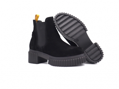 Botine femei Lui Shoes, cod 2B112, seria PEZZO E, negru, piele naturala