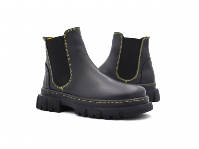 Botine femei Lui Shoes, cod 2B116, seria PEZZO E, negru, piele naturala