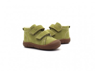 Pantofi sport copii Lui Kids, cod 3A1026, seria PRIMO S, khaki, piele naturala