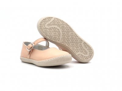 Pantofi copii Lui Kids, cod 3P71, seria LINDA, bej, piele naturala