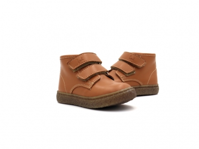 Ghete copii Lui Kids, cod 3G2493, seria BABY S, maro deschis, piele naturala