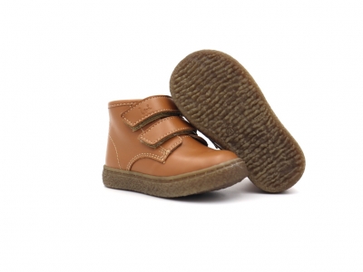 Ghete copii Lui Kids, cod 3G2493, seria BABY S, maro deschis, piele naturala