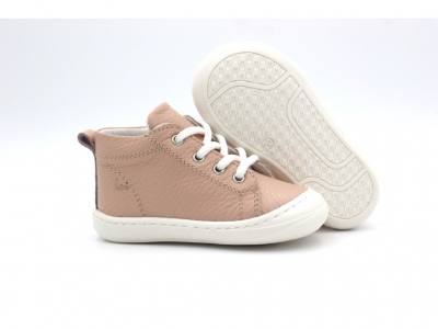 Pantofi sport copii Lui Kids, cod 3A1059, seria PRIMO, roz pal, piele naturala