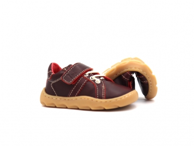 Pantofi sport copii Lui Kids, cod 3A1079, seria TIGER, bordo, piele naturala