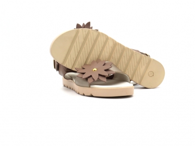 Sandale femei Lui Shoes, cod 2S681, seria MIA, bej, piele naturala