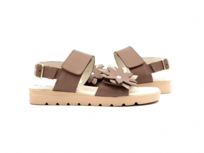 Sandale femei Lui Shoes, cod 2S683, seria MIA, bej, piele naturala