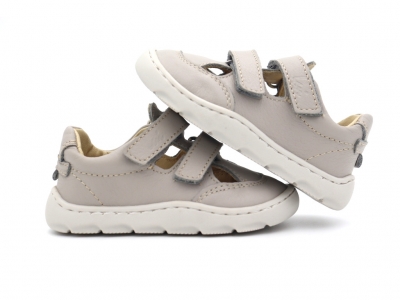 Pantofi sport copii Lui Kids, cod 3A1110, seria DIXY, gri deschis, piele naturala