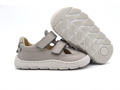 Pantofi sport copii Lui Kids, cod 3A1110, seria DIXY, gri deschis, piele naturala