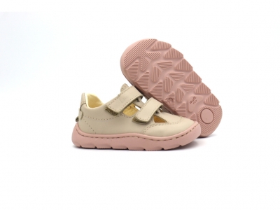 Pantofi sport copii Lui Kids, cod 3A1141, seria DIXY, crem, piele naturala