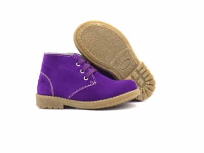 Ghete copii Lui Kids, cod 3G2504, seria CREP, mov, piele naturala