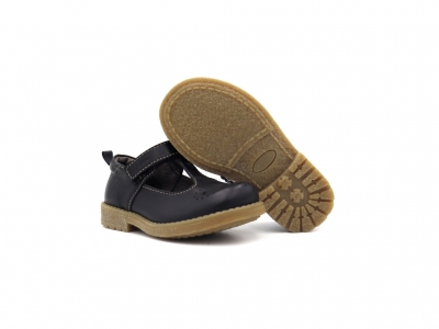 Pantofi copii Lui Kids, cod 3P74, seria SARA, negru, piele naturala