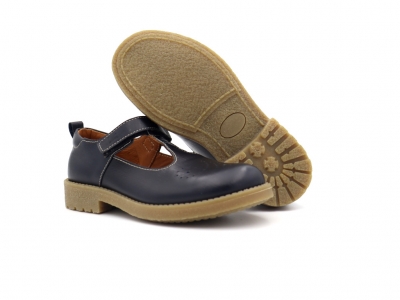 Pantofi copii Lui Kids, cod 3P75, seria SARA, negru, piele naturala