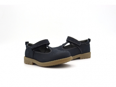 Pantofi copii Lui Kids, cod 3P77, seria SARA, bleumarin, piele naturala