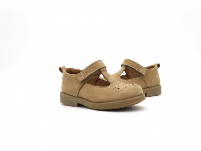 Pantofi copii Lui Kids, cod 3P78, seria SARA, bej, piele naturala