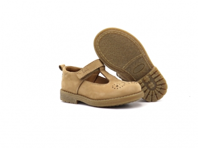 Pantofi copii Lui Kids, cod 3P78, seria SARA, bej, piele naturala