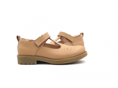 Pantofi copii Lui Kids, cod 3P83, seria SARA, bej, piele naturala