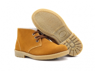 Ghete copii Lui Kids, cod 3G2530, seria CREP, maro, piele naturala