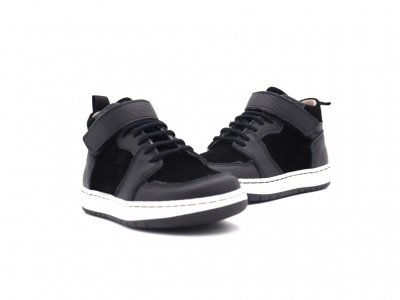 Pantofi sport copii Lui Kids, cod 3A1155, seria MEXX, negru, piele naturala