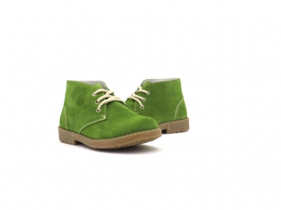 Ghete copii Lui Kids, cod 3G2531, seria CREP, verde lime, piele naturala
